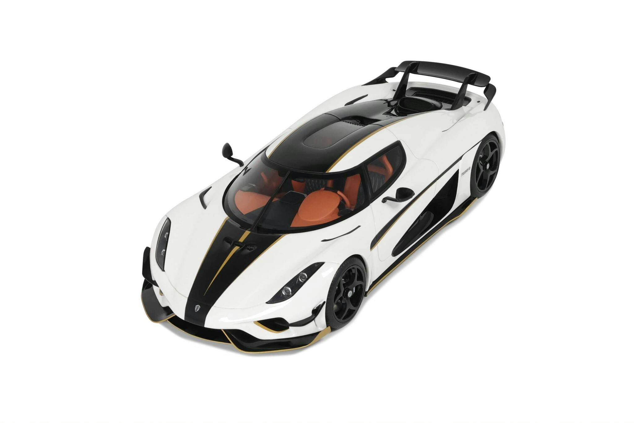 NEW!!! Skala 1/18 Koenigsegg Regera Record, 2023 White fr GT Spirit (GT913)