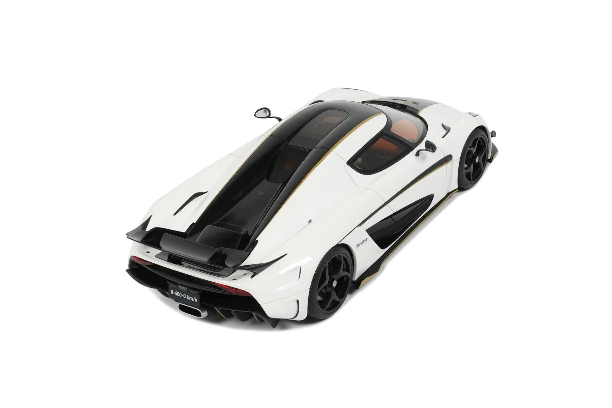NEW!!! Skala 1/18 Koenigsegg Regera Record, 2023 White fr GT Spirit (GT913)