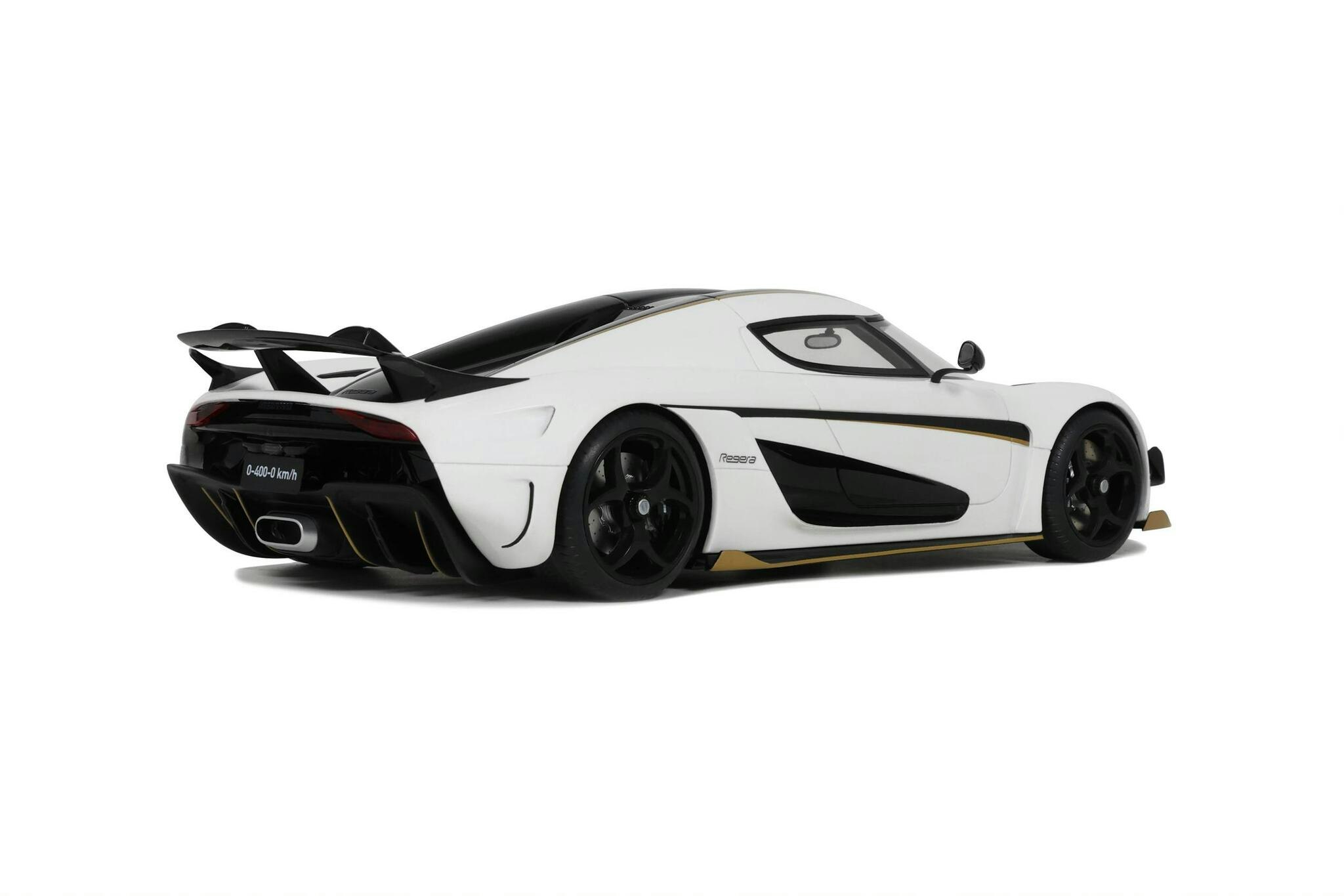 NEW!!! Skala 1/18 Koenigsegg Regera Record, 2023 White fr GT Spirit (GT913)