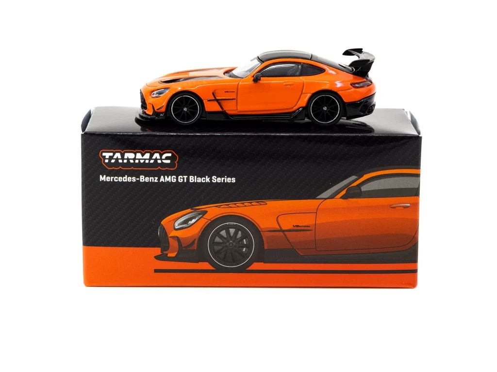 Skala 1/64 Mercedes-Benz AMG GT Black Series Orange fr Tarmac Works - GLOBAL64