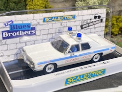 Skala 1/32 An. Scalextric Slot car: Dodge Monaco - The Blues Brothers (Chicago Police)