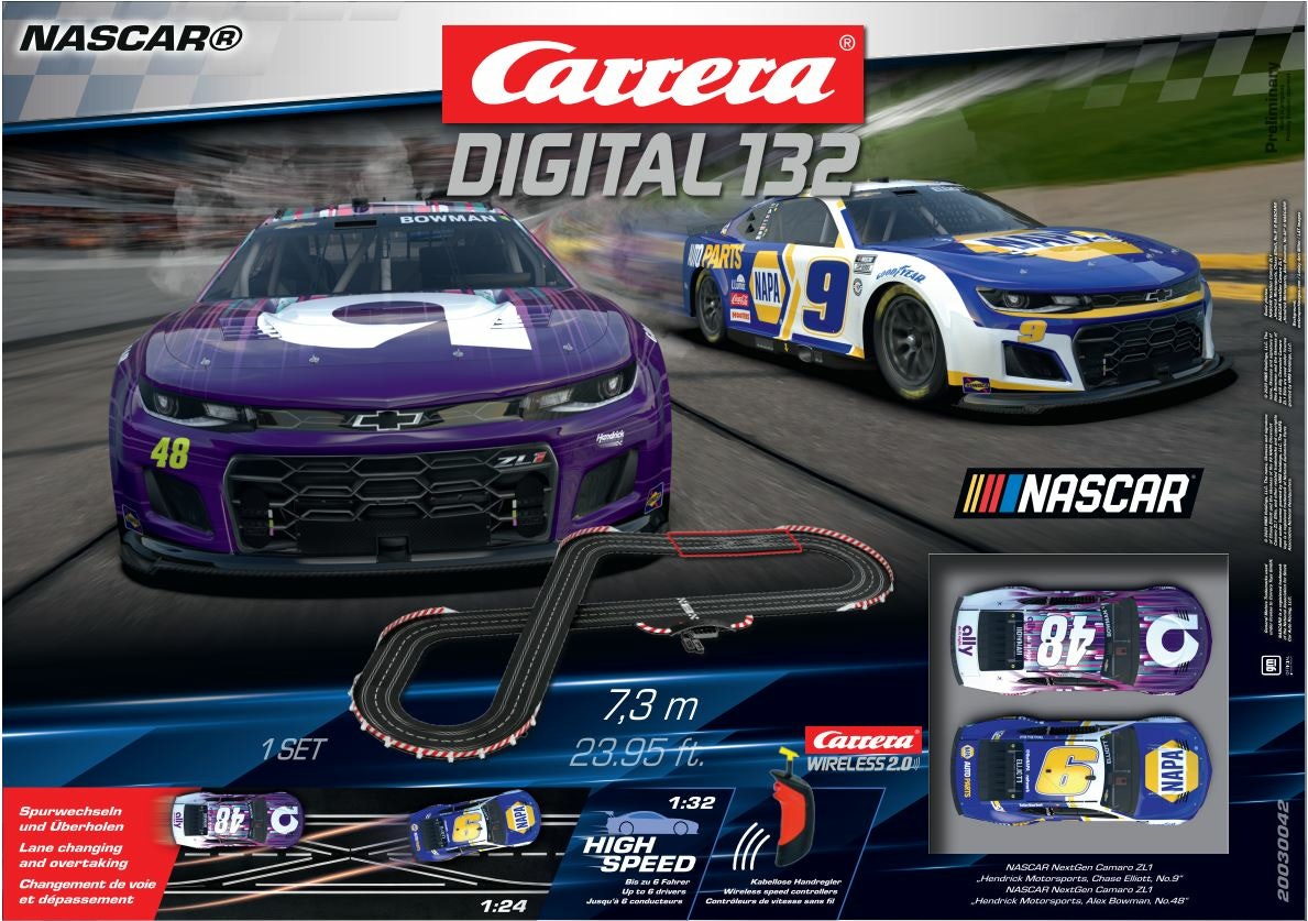 NEW!!!  Skala 1/32 Digital slot racing track fr Carrera: NASCAR Daytona Challenge