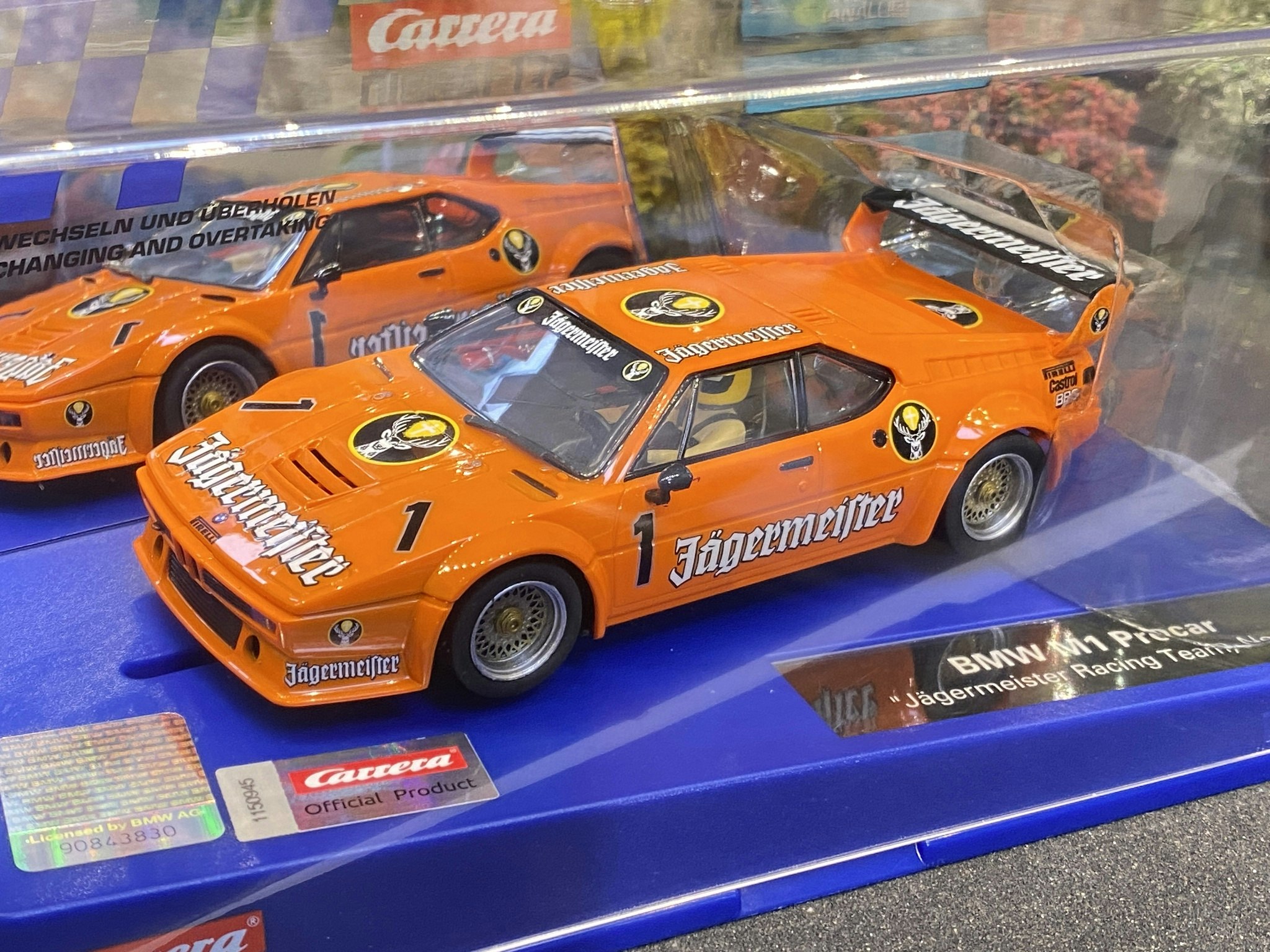 Skala 1/32 Digital Slot Car fr Carrera: BMW M1 Procar "Jägermeister Racing Team, No.1"