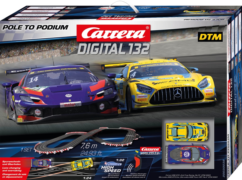 NEW! Skala 1/32 Digital slot racing track fr Carrera: Pole to Podium