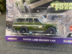 Skala 1/64 Hot Wheels Premium "Car Culture" Terra Trek: Toyota Land Cruiser FJ60, Military Green