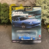 Skala 1/64 Hot Wheels Premium "Fast & Furious": 1996 Nissan 180SX Type X