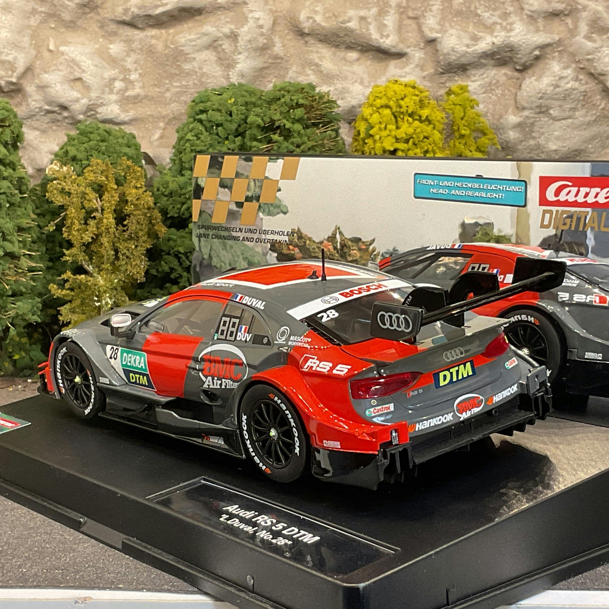 Skala 1/24 Digital/Analog Slotcar fr Carrera: Audi RS 5 DTM, L.Duval #28