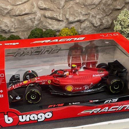 Skala 1/18 Formula 1, Ferrari F1-15, C.Sainz #55 fr Bburago (Official Product: 322190929)