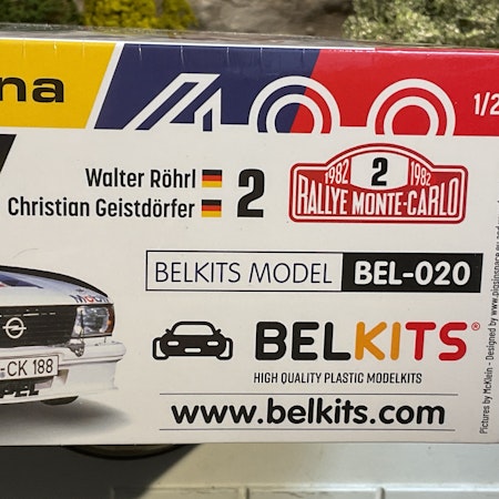 Skala 1/24 OPEL ASCONA 400 82' RALLYE MONTE-CARLO fr BELKITS