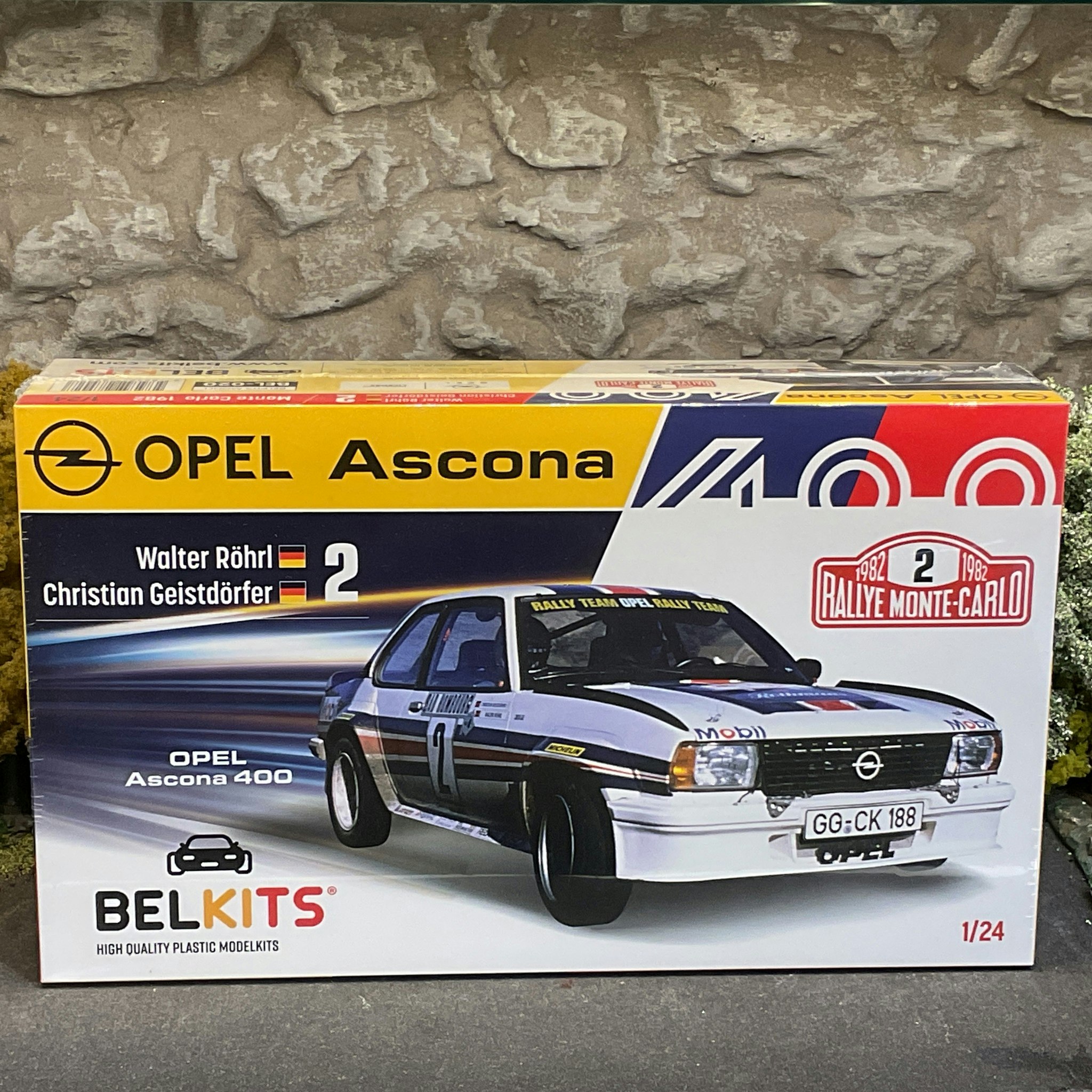 Skala 1/24 OPEL ASCONA 400 82' RALLYE MONTE-CARLO fr BELKITS