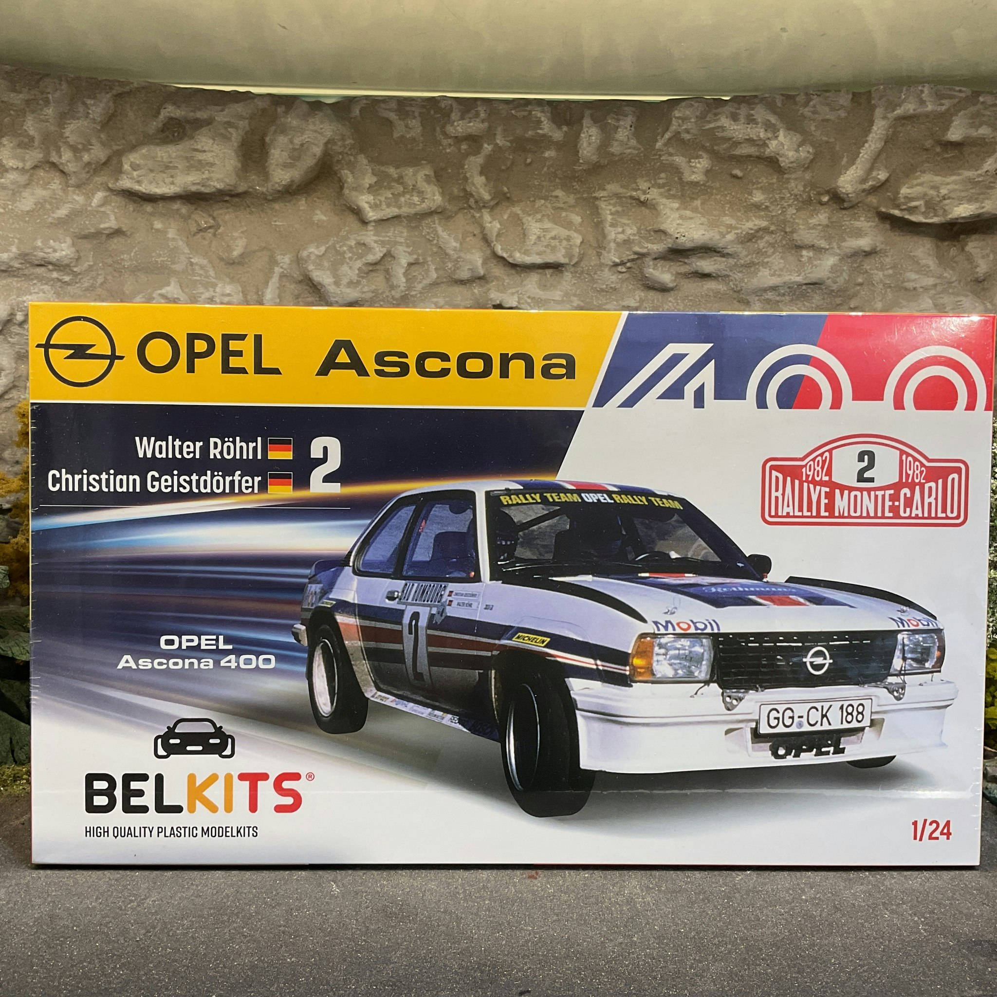 Skala 1/24 OPEL ASCONA 400 82' RALLYE MONTE-CARLO fr BELKITS