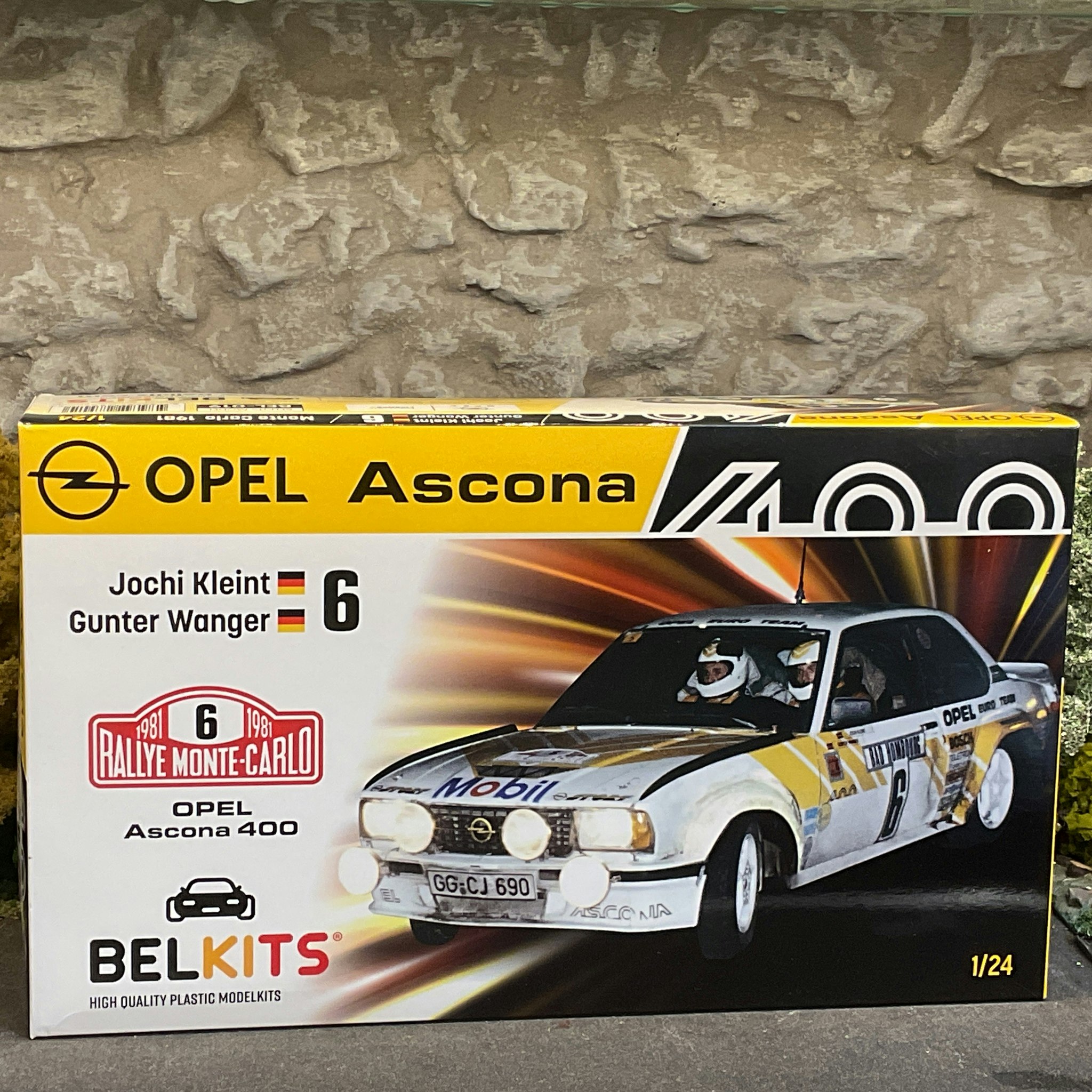 Skala 1/24 OPEL ASCONA 400 81' RALLYE MONTE-CARLO fr BELKITS