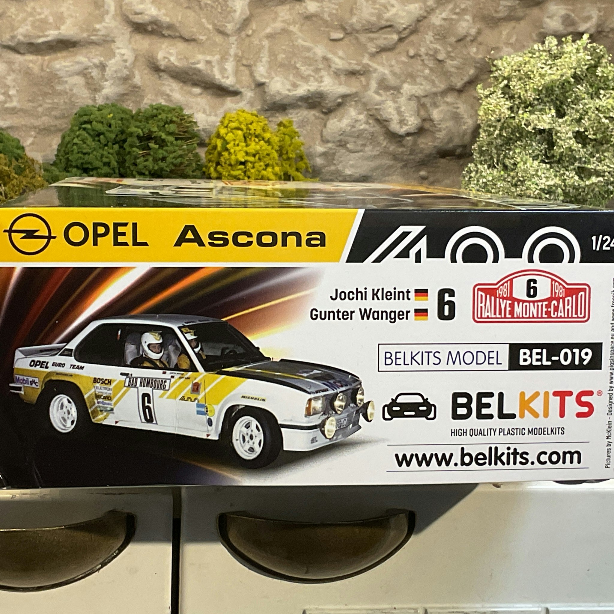 Skala 1/24 OPEL ASCONA 400 81' RALLYE MONTE-CARLO fr BELKITS