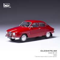 Skala 1/43 Saab 96, 1965, red fr IXO Models