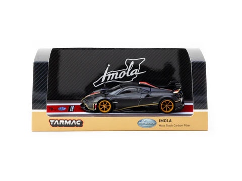 Skala 1/64 Pagani Imola Matt Black Carbon Fiber fr Tarmac Works