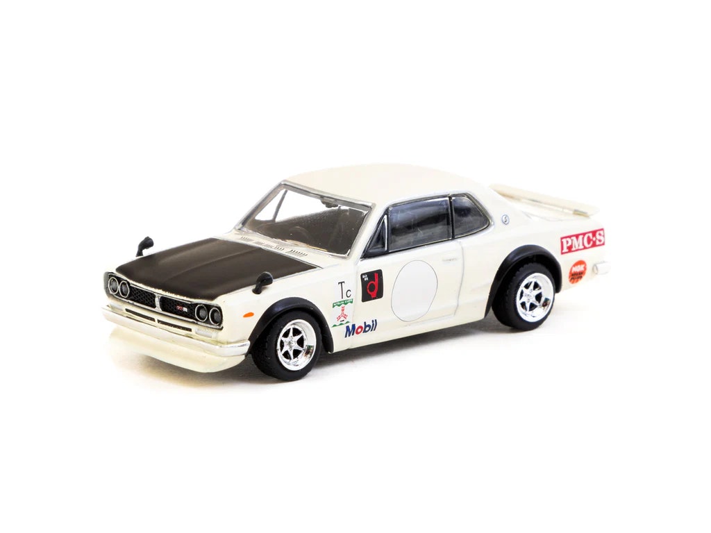 Skala 1/64 Skyline HT 2000GT-R White fr Tarmac Works
