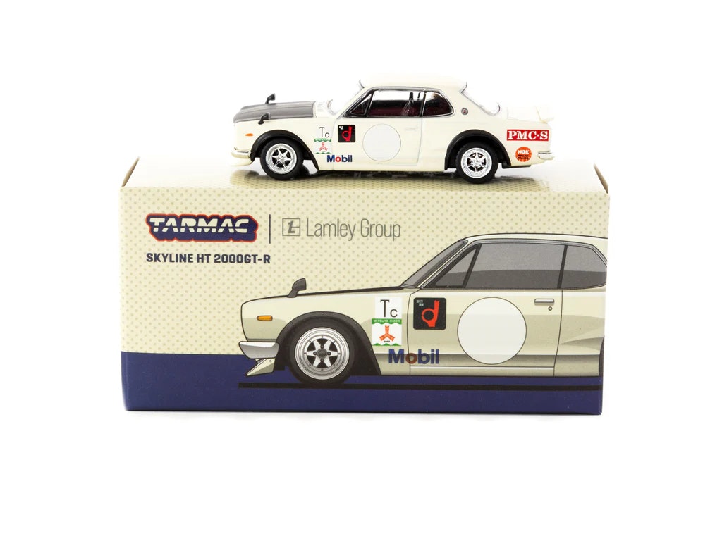 Skala 1/64 Skyline HT 2000GT-R White fr Tarmac Works