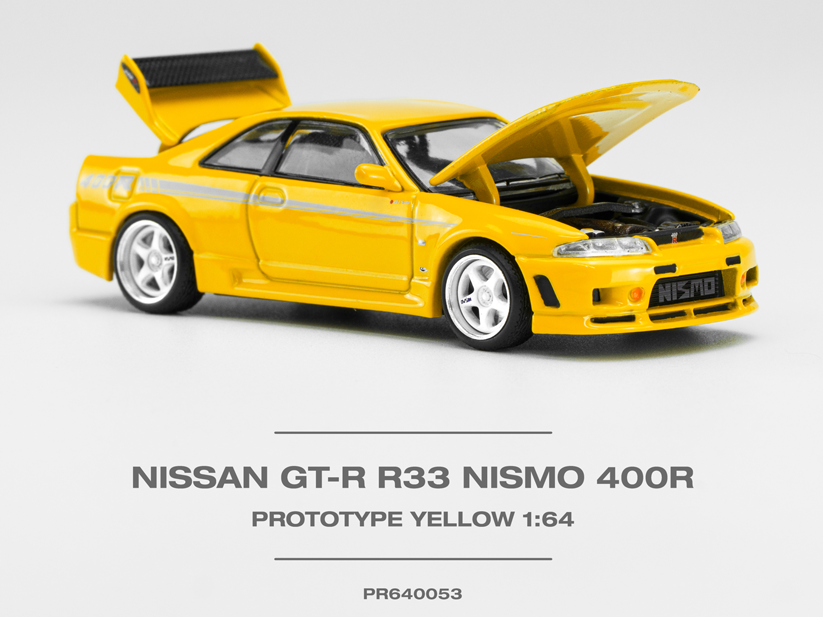 Skala 1/64 NISSAN GT-R NISMO 400R PROTOTYPE (PR64-53) fr Pop Race
