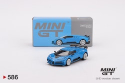 Skala 1/64 - Bugatti Centodieci, Blu Bugatti fr MINI GT (GT586)