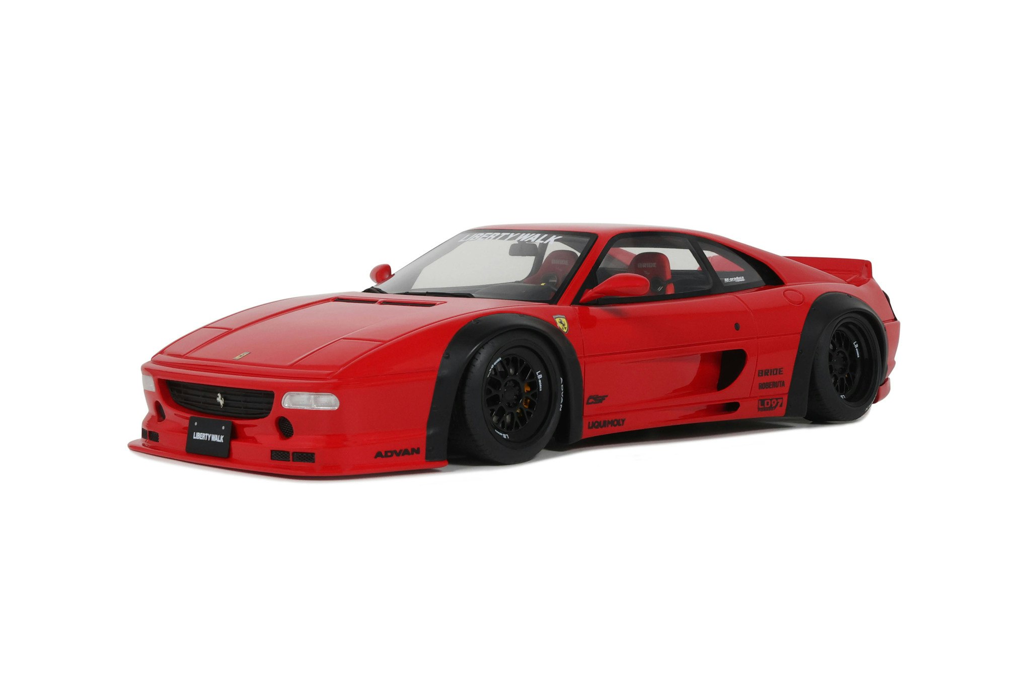 Skala 1/18 LB-Works F355 Red, 2023 fr GT Spirit (GT468)