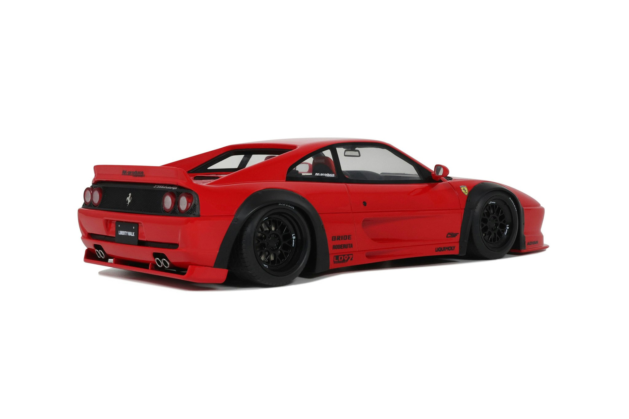 Skala 1/18 LB-Works F355 Red, 2023 fr GT Spirit (GT468)