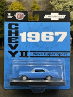 Skala 1/64 M2 - Machines: 1967 Chevrolet Nova SS Blue