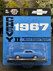 Skala 1/64 M2 - Machines: 1967 Chevrolet Nova SS Blue