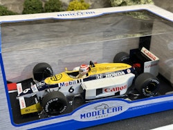 Skala 1/18 Williams FW11 #6 N.Piquet, Brazilian GP 86' fr MCG/Model Car Group