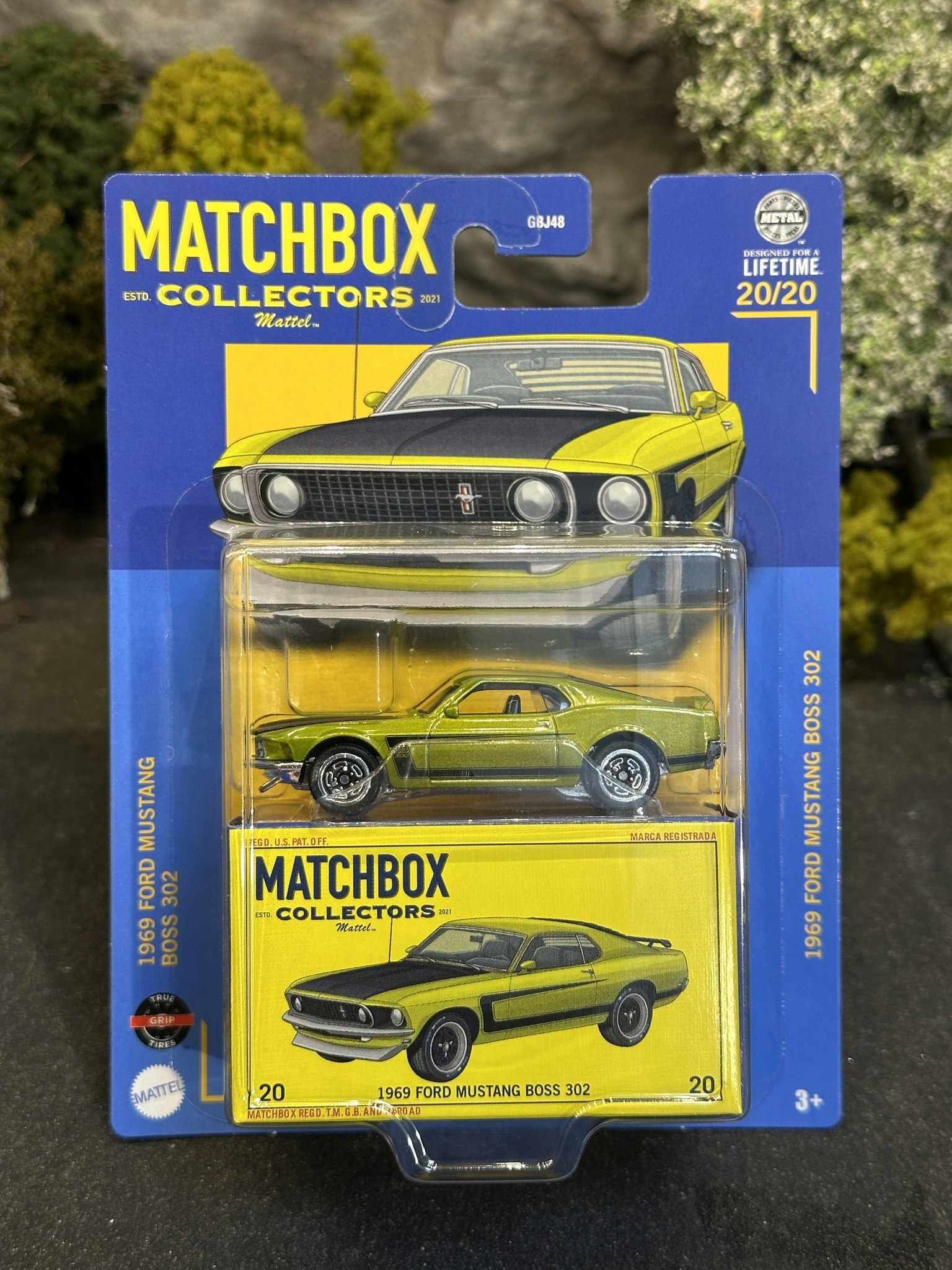 Skala 1/64 MATCHBOX Collectors Lifetime - 1969 Ford Mustang Boss 302