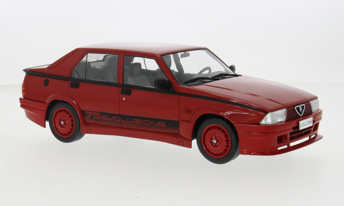 Skala 1/18 Alfa Romeo 75 Turbo Evoluzione, 1987 red fr MCG/Model Car Group
