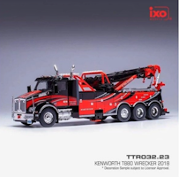 Skala 1/43 Kenworth T880 Wrecker, black/red fr IXO models