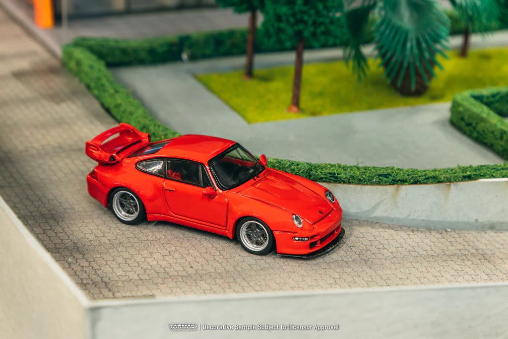Skala 1/64 993 Remastered By Gunther Werks Red fr Tarmac Works -  ROAD64