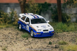 Skala 1/64 Ford Sierra RS Cosworth Rally of New Zealand 1989 #16 fr Tarmac Works