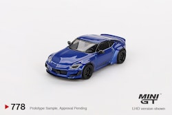 Skala 1/64 - Nissan Z Pandem Seiran Blue fr MINI GT (778)