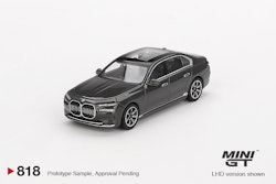Skala 1/64 BMW i7 xDrive60 Dravit Grey fr MINI GT (818)