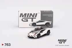 Skala 1/64 Lamborghini Huracán Sterrato Bianco Asopo fr MINI GT (763)