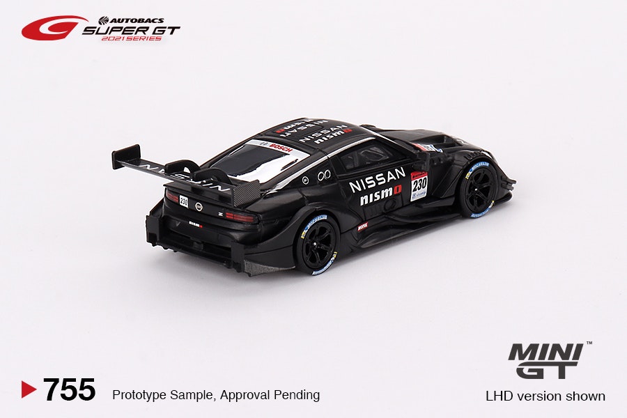 Skala 1/64 Nissan Z GT500 #230 2021 NISMO Presentation fr MINI GT (755)