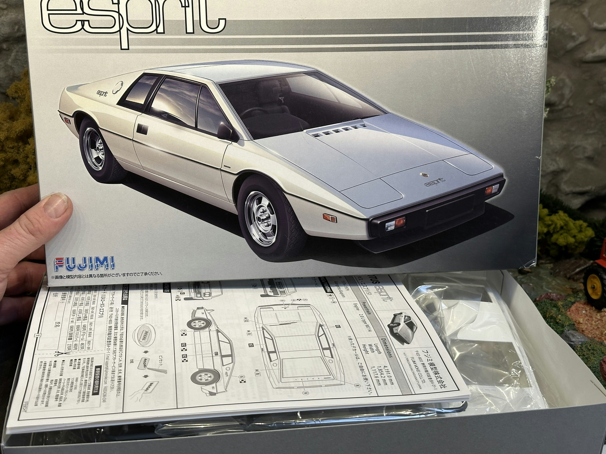 Skala 1/24 Lotus Esprit, Plastic building kit fr Fujimi