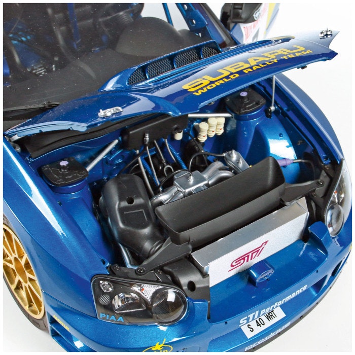 Skala 1/8 Subaru Impreza Solberg/Mills in metal, w light, etc. fr Ixo Collections - Diamant8