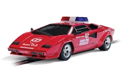 Skala 1/32 An. Scalextric Slot car: Lamborghini Countach, 1983 Monaco GP Safety Car