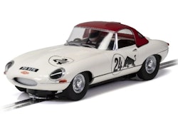 Skala 1/32 Analogue Scalextric Slot Car: Jaguar E-Type, Goodwood Revival, Adrian Newey