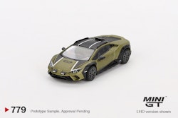 Skala 1/64 Lamborghini Huracán Sterrato Verde Gea Matt fr MINI GT (779)