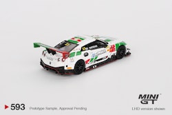 Skala 1/64 Nissan GT-R NISMO GT3 #23 KCMG 2018 FIA GT World Cup Macau fr MINI GT (593)