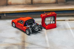 Skala 1/64 Ford RS200 Red fr TARMAC works