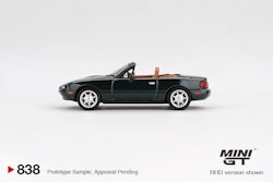 Skala 1/64 MAZDA MX5 EUNOS ROADSTER V-SPECIAL EXCELLENT GREEN MICA 1990 fr MINI GT (GT838)