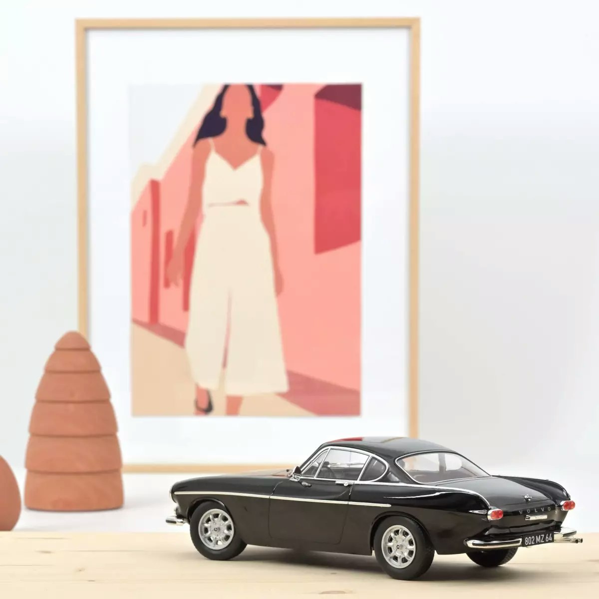 Skala 1/18 Volvo 1800 S 1967 Black fr Norev, Limited edition 400pcs