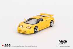 Skala 1/64 Bugatti EB110 Super Sport Giallo Bugatti fr MINI GT (866)