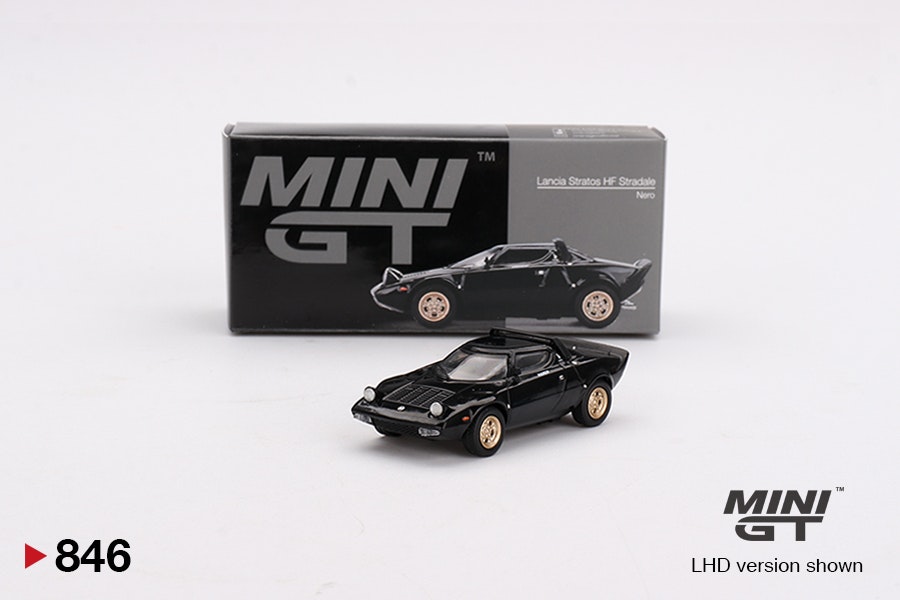 Skala 1/64 Lancia Stratos HF Stradale Nero fr MINI GT (846)