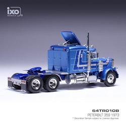 Scale 1/64 Peterbilt 359 1973, blue fr IXO Models