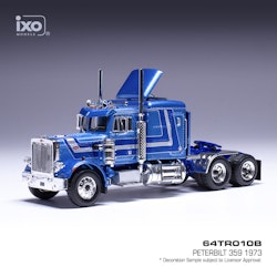 Scale 1/64 Peterbilt 359 1973, blue fr IXO Models